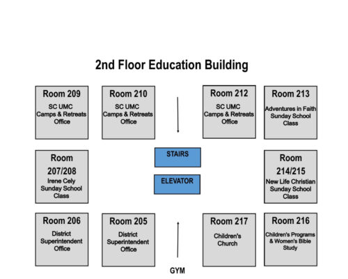 Updated 2nd floor map 2026